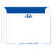 Monogram with Script Name Flat Note Cards Image 1 of 4